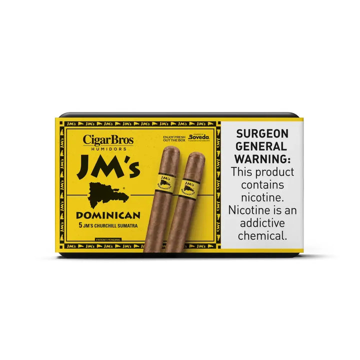 Cigarbros X Jm’s Premium Cigars Set + Personal Humidor By 5X Sumatra