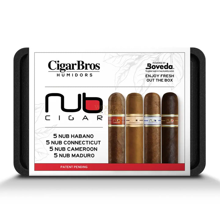 Cigarbros X Nub 20 Premium Cigars Set + Personal Humidor By