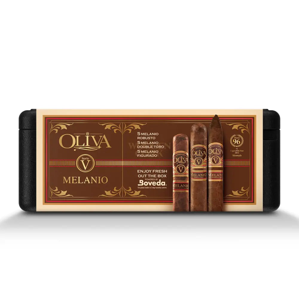 Cigarbros X Oliva Serie V 15 Premium Cigars Set + Personal Humidor By