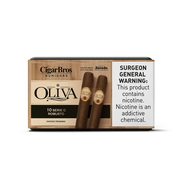 Cigarbros X Oliva Variety Premium Cigars Set + Personal Humidor By 10X Serie O Robusto