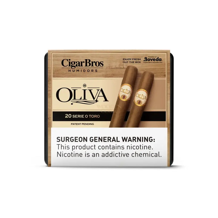 Cigarbros X Oliva Variety Premium Cigars Set + Personal Humidor By 20X Serio O Toro