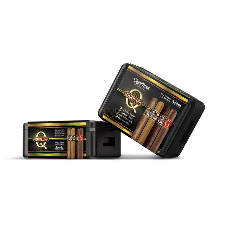 Cigarbros X Quorum 40 Premium Cigars Set + Personal Humidor By