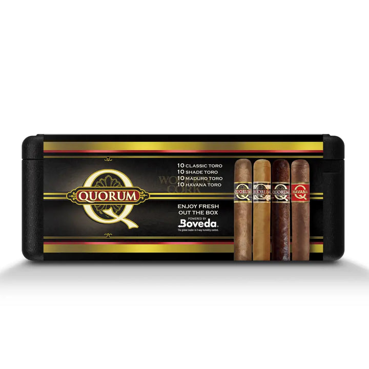 Cigarbros X Quorum 40 Premium Cigars Set + Personal Humidor By