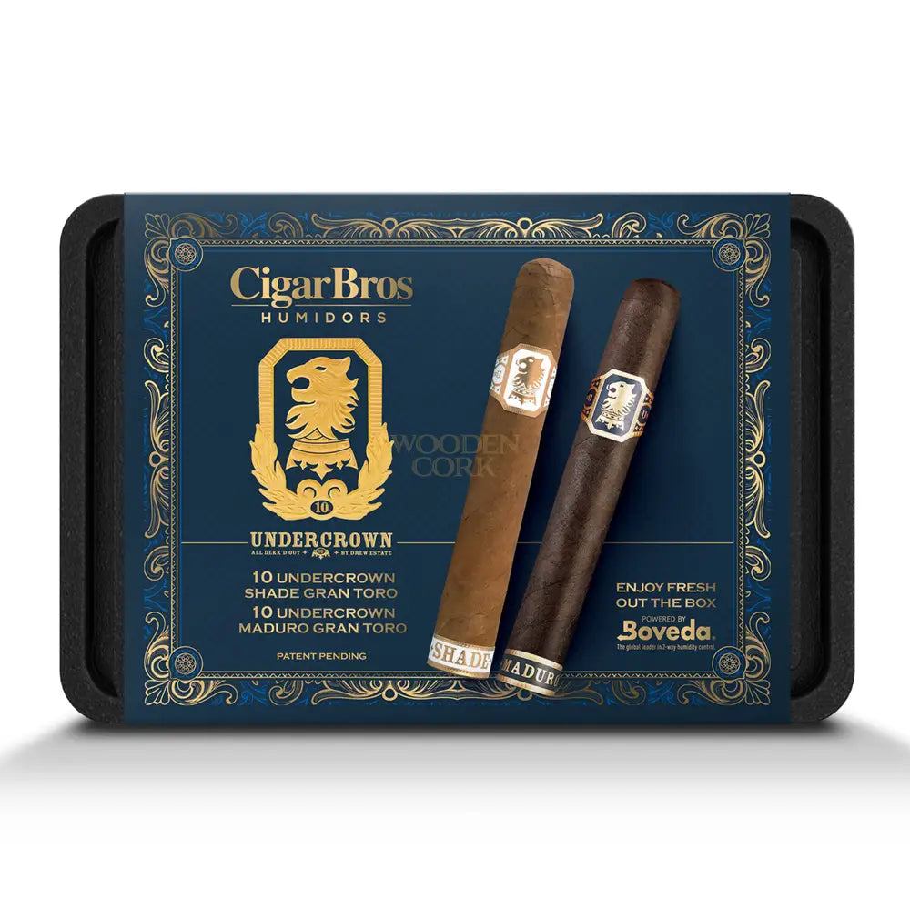 Cigarbros X Undercrown 20 Premium Cigars Set + Personal Humidor By