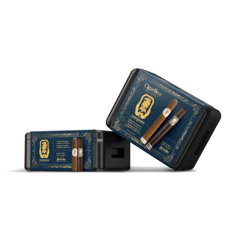 Cigarbros X Undercrown 20 Premium Cigars Set + Personal Humidor By