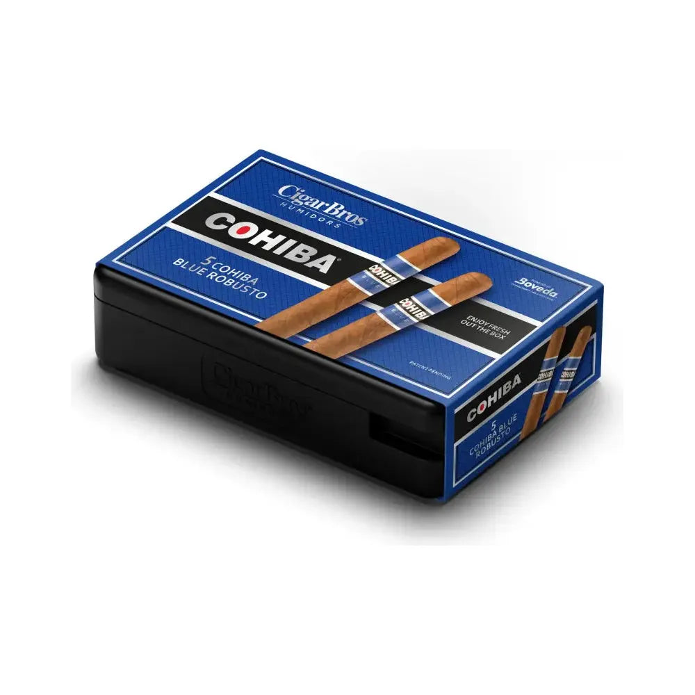 Cohiba Blue Premium Cigars Set + Personal Humidor by CigarBros Cigars