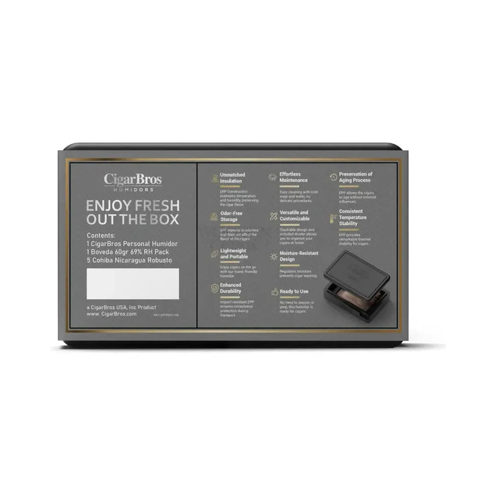 Cohiba Nicaruga Premium Cigars Set + Personal Humidor by CigarBros Cigars