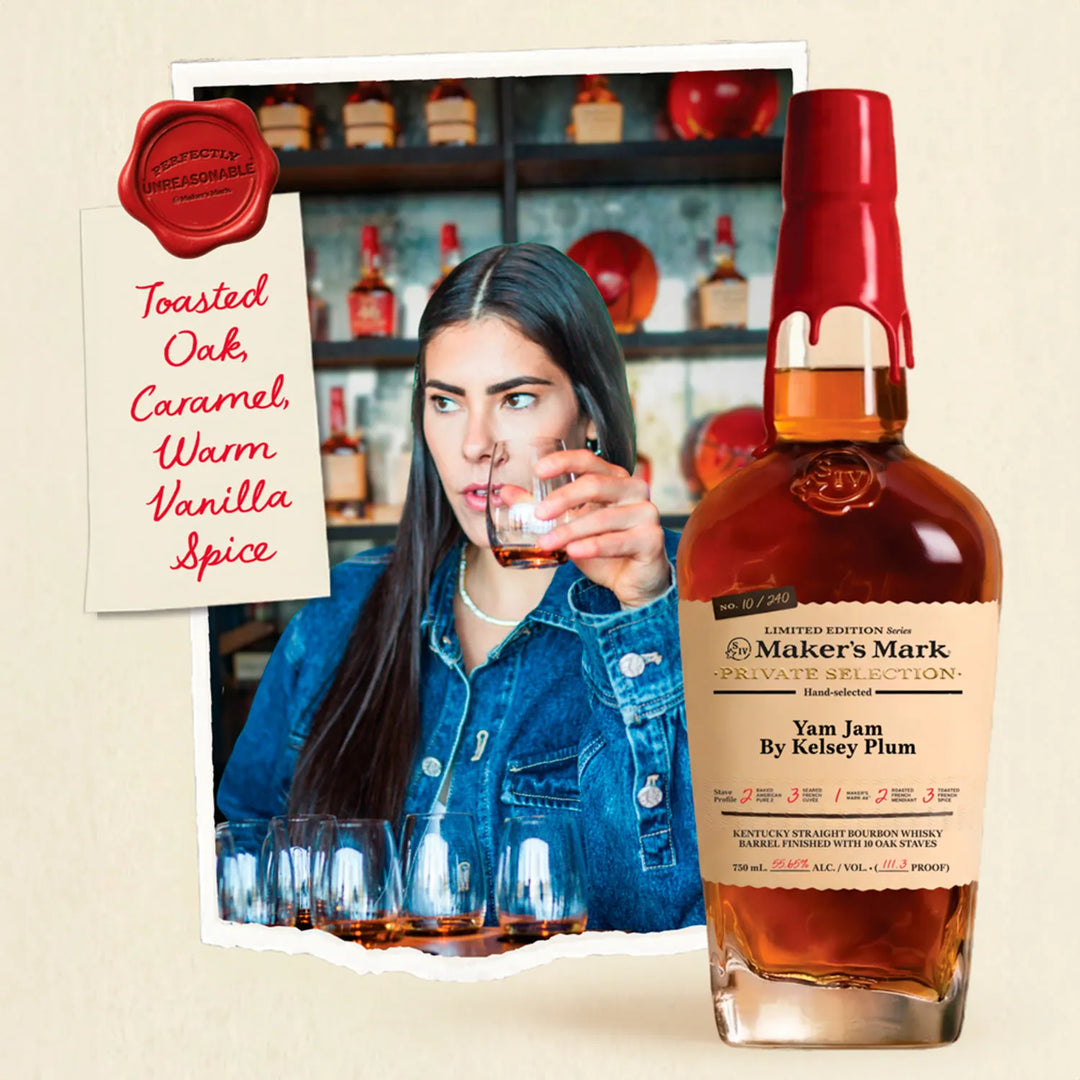 Maker's Mark Yam Jam Private Selection — Tasting Notes and Stave Finish Detail