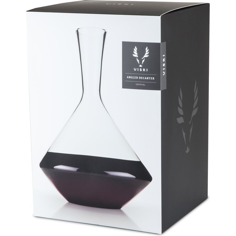 Raye Angled Crystal Wine Decanter