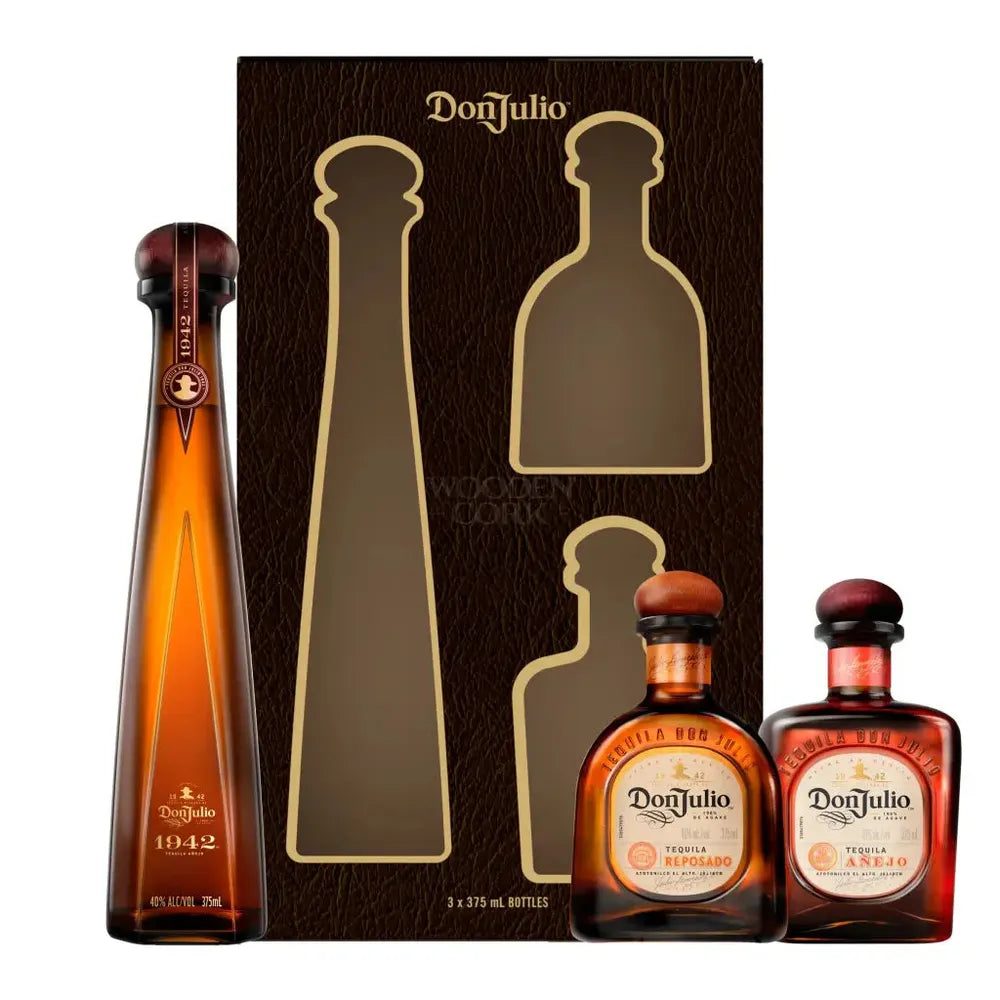 Don Julio 1942 Reposado & Añejo Gift Pack 3x375ml Tequila