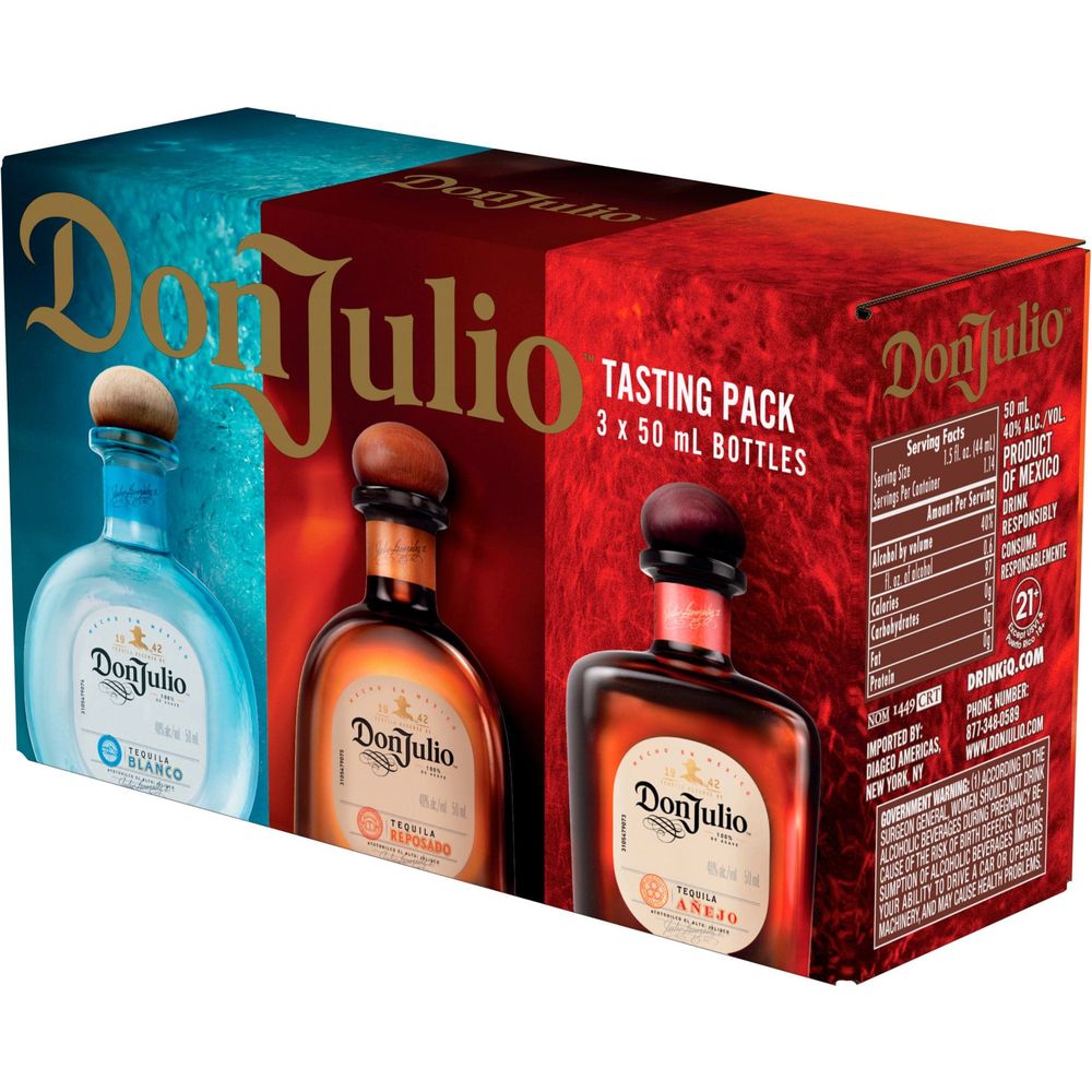 Don Julio 3x50ml Tasting Pack – Wooden Cork
