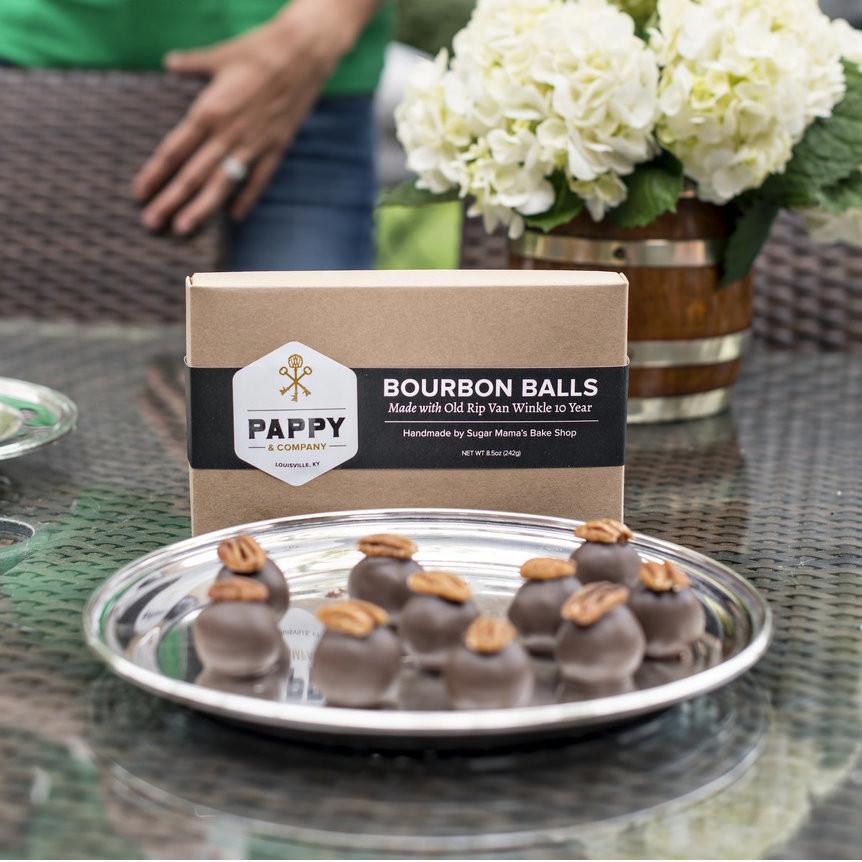 Pappy & Company Handmade Bourbon Balls (Pack of 12)