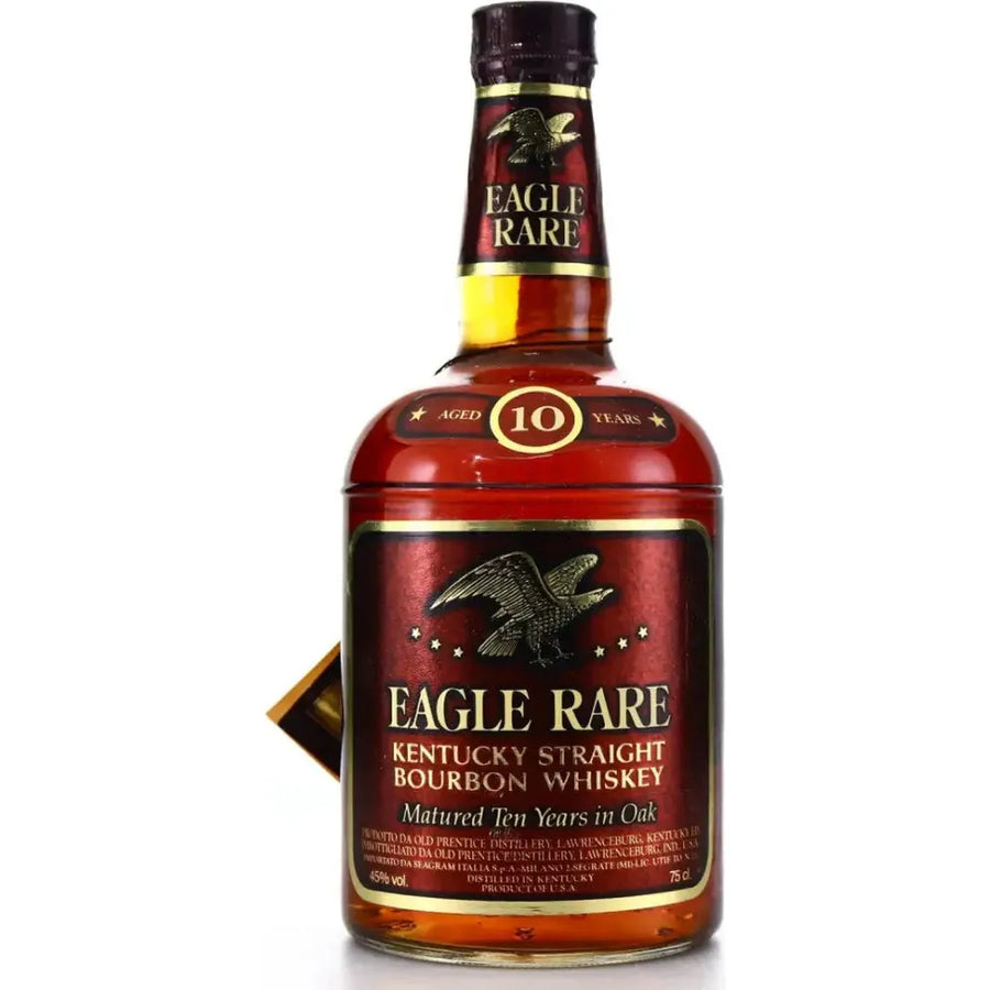 Eagle Rare 101 Proof 10 Year Kentucky Straight Bourbon (1985 Release) Lawrenceberg Bottle Only Whiskey