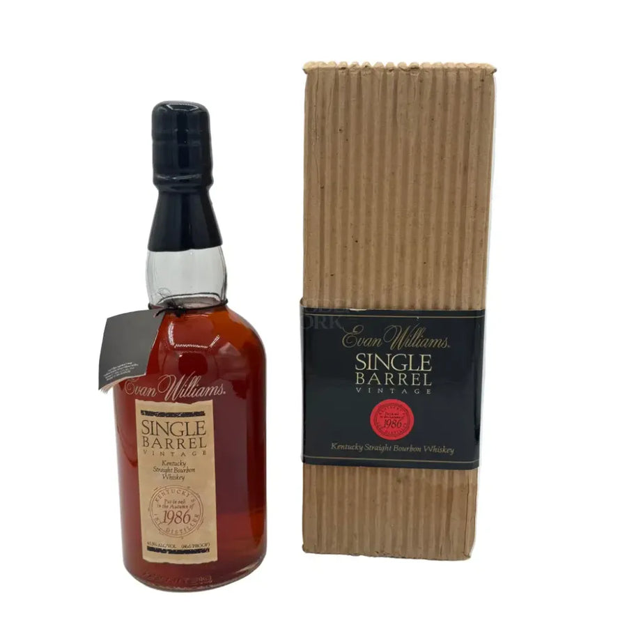Evan Williams Single Barrel 1986 Vintage First Release 750ml Bourbon