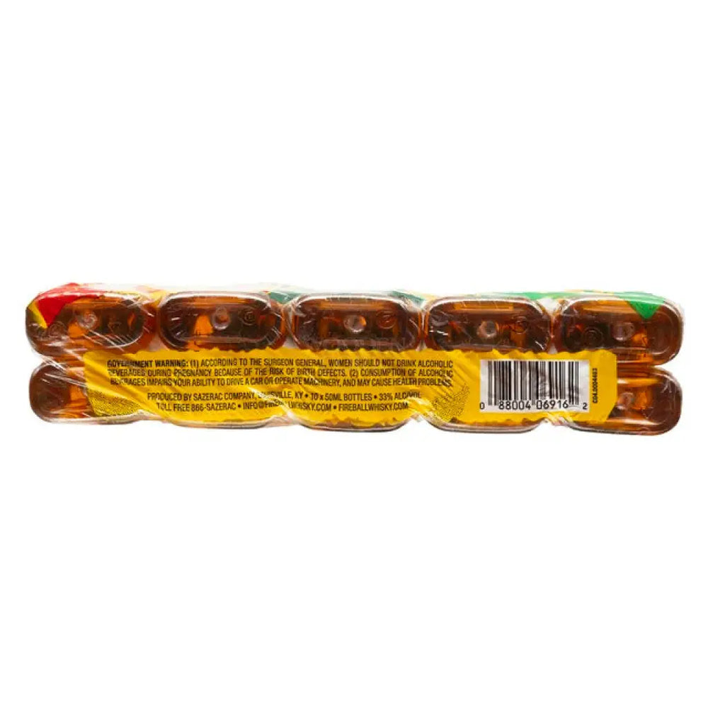 Fireball Blazin’ Apple Whisky 50ml 10 Pack Flavored Whiskey
