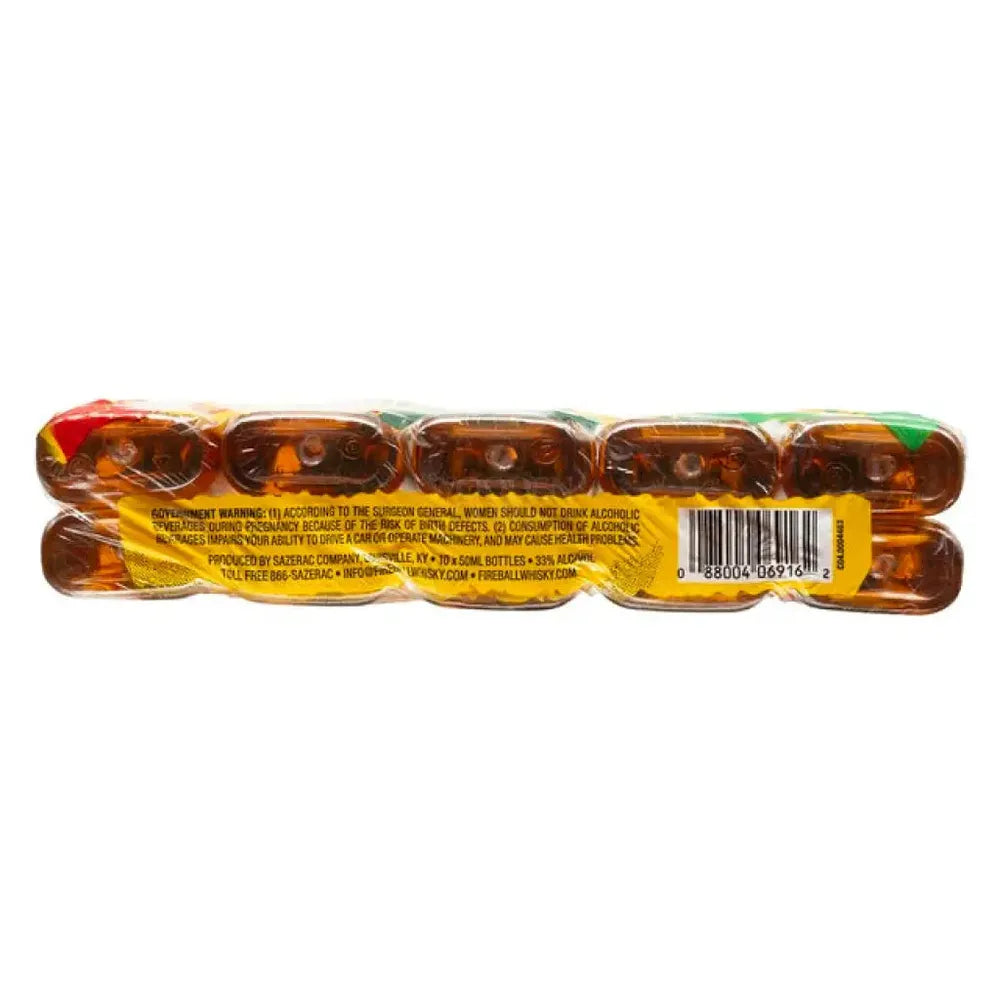 Fireball Blazin’ Apple Whisky 50ml 10 Pack Flavored Whiskey