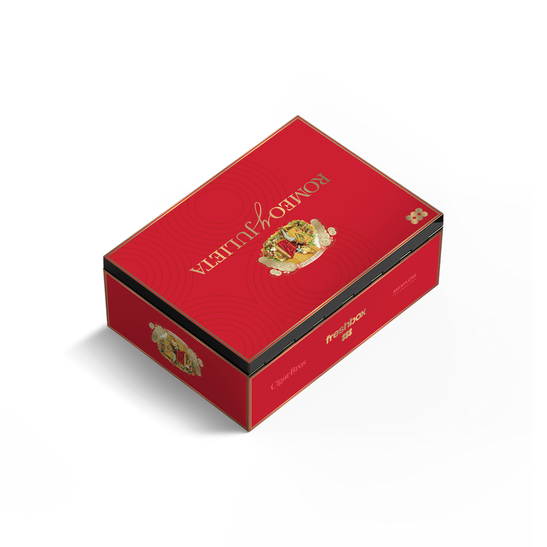 FreshBox Romeo y Julieta 1875 Edition Humidor Starter Kit – Wooden FreshBox Romeo y Julieta 1875 Edition Humidor Starter Kit – Wooden