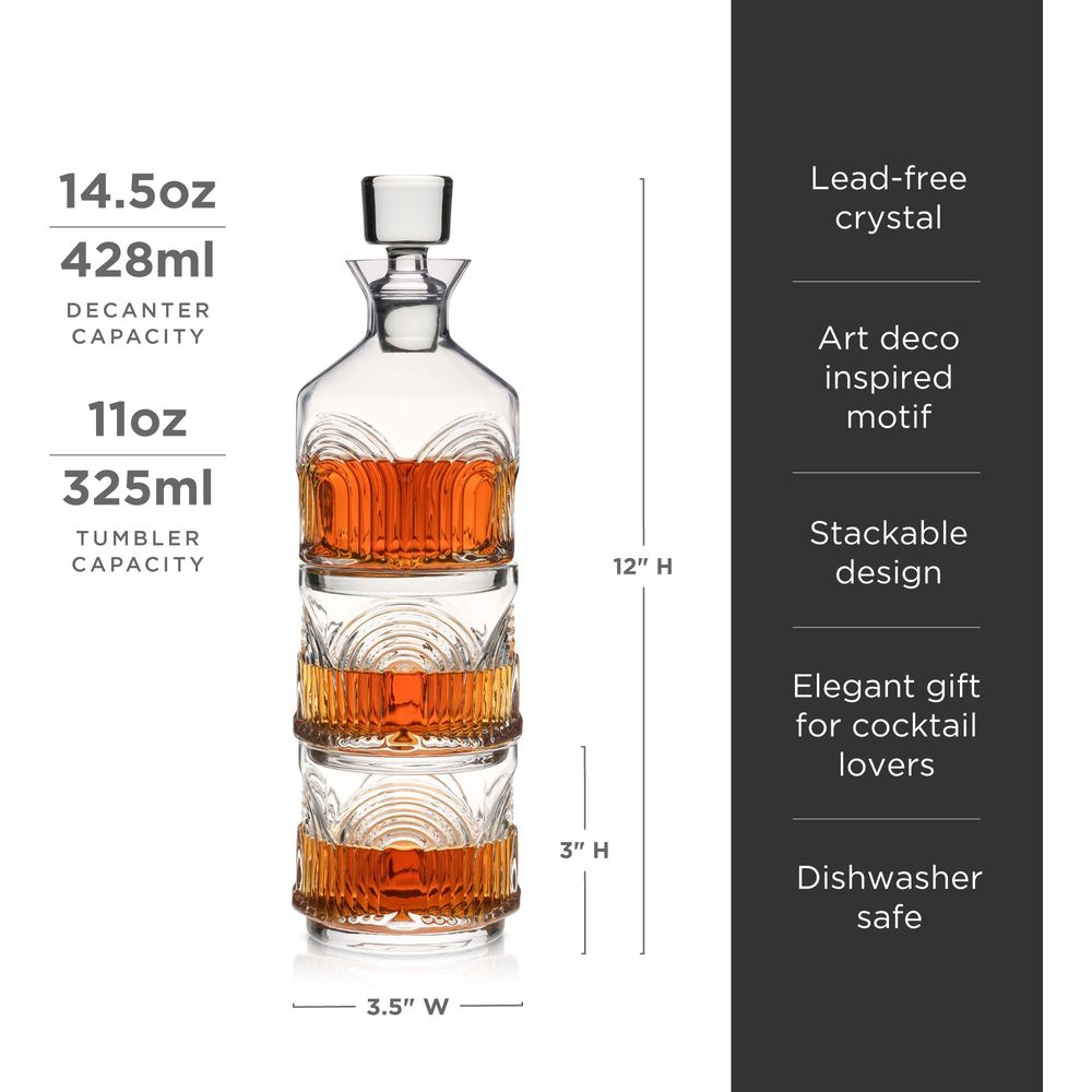 Beau Stacking Decanter Set