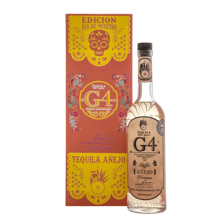 G4 Añejo de Madera Día de Muertos 2025 Special Edition Orange Tequila