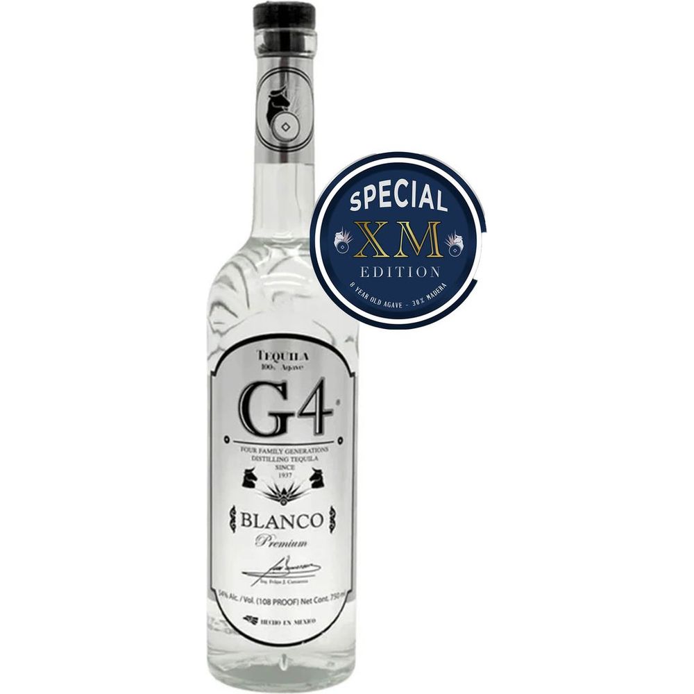 G4 Blanco XM (Extra Mature) High Proof Tequila 750ml