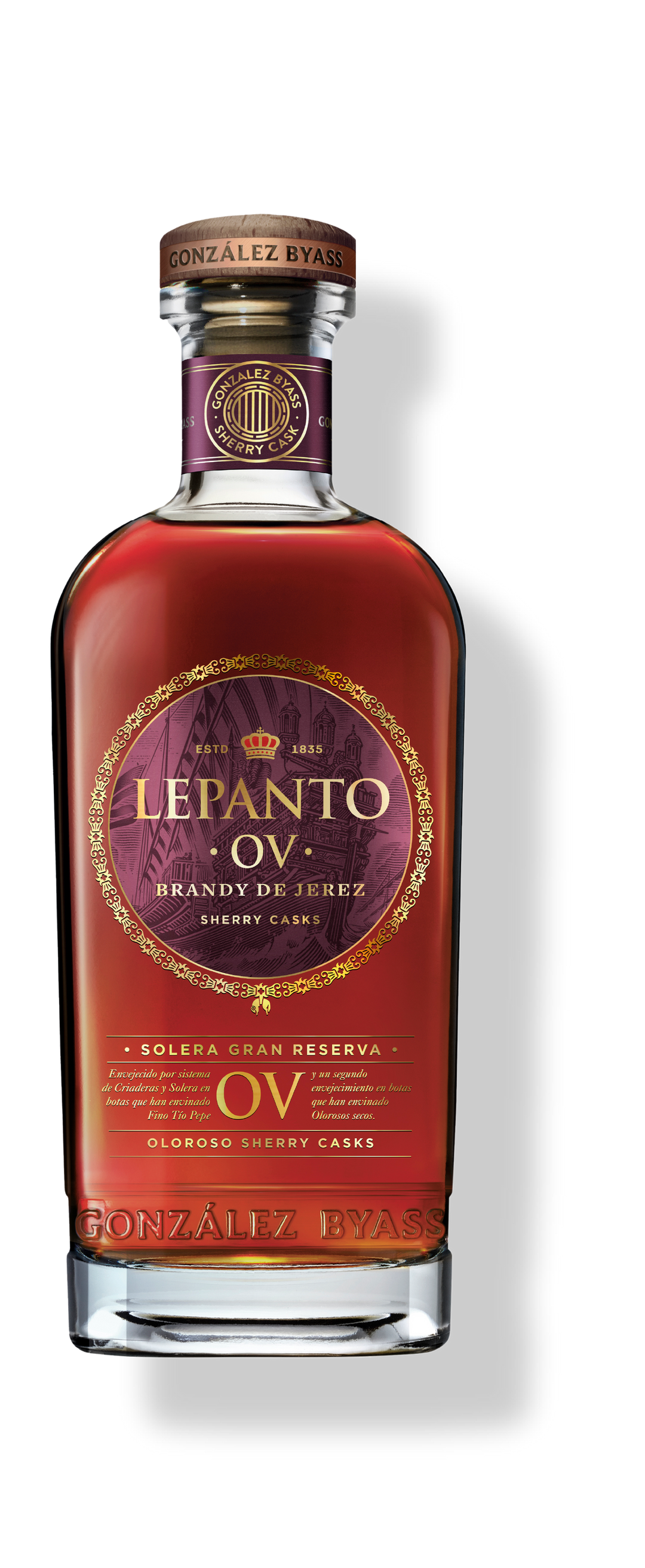 Lepanto Brandy De Jerez Oloroso Viejo Solera Gran Reserva
