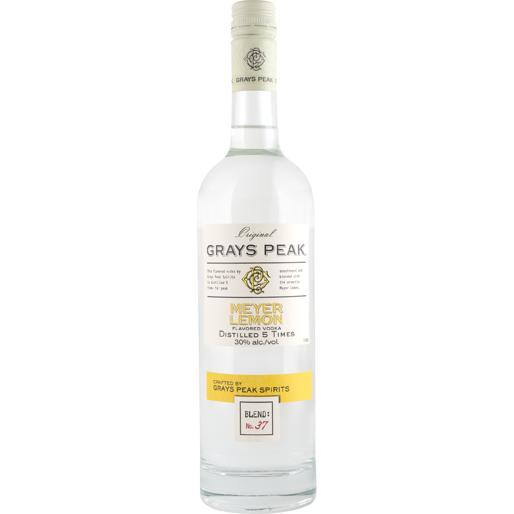 Grays Peak Meyer Lemon Vodka