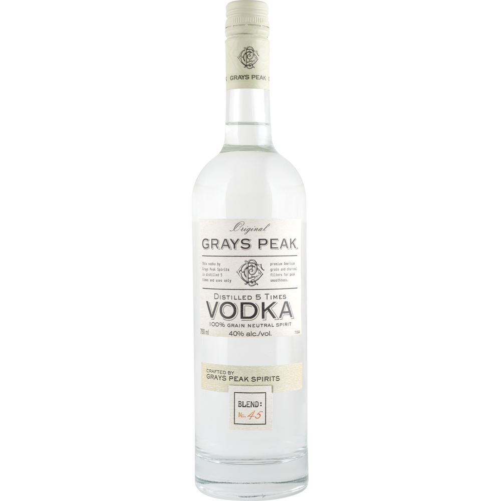 Grays Peak Vodka