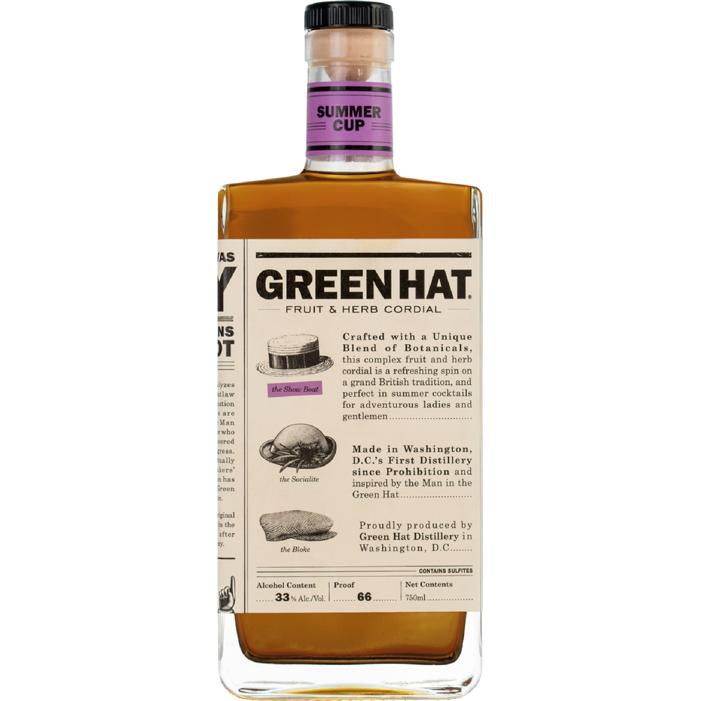 Green Hat Summer Cup Gin