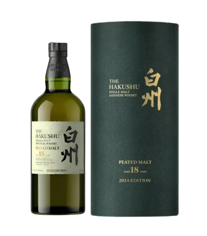 Hakushu 18 Year Old Peated Malt Japanese Whisky 2024 Edition 700mL