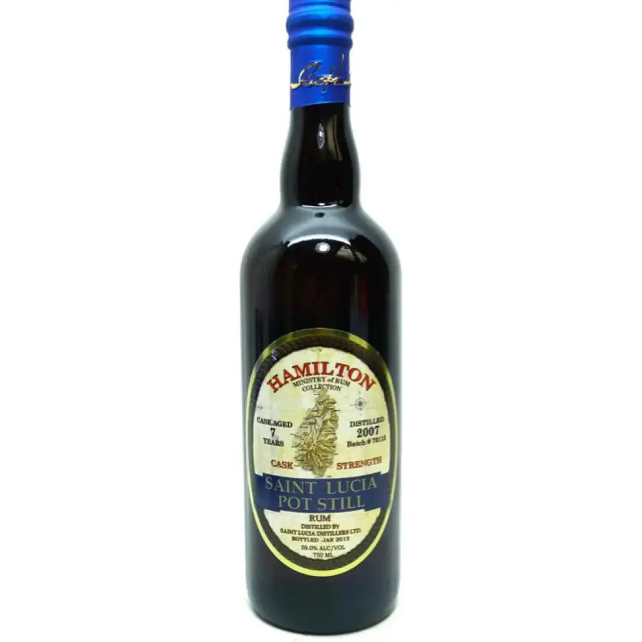 Hamilton St. Lucia Cask Strength 7 Year Old Rum - Available at Wooden Cork
