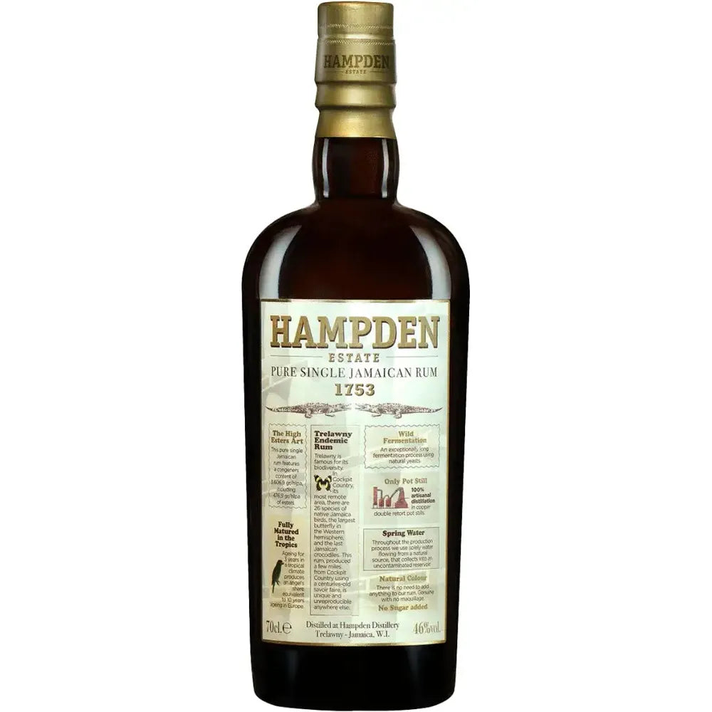 Hampden Estate 1753 Single Jamaican Rum Rum