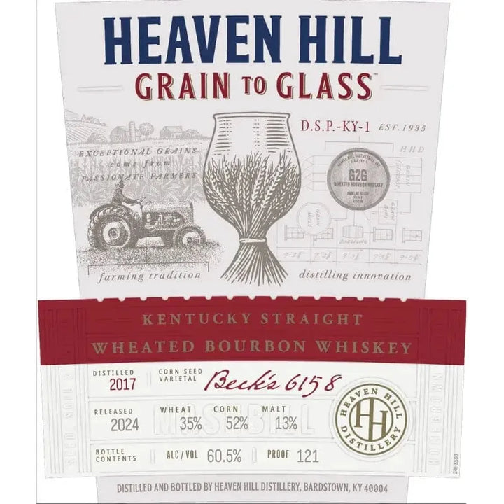 Heaven Hill Grain to Glass Wheated Bourbon Whiskey