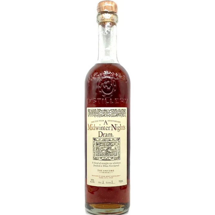 High West A Midwinter Night’s Dram The Encore Blend of Straight Ryes