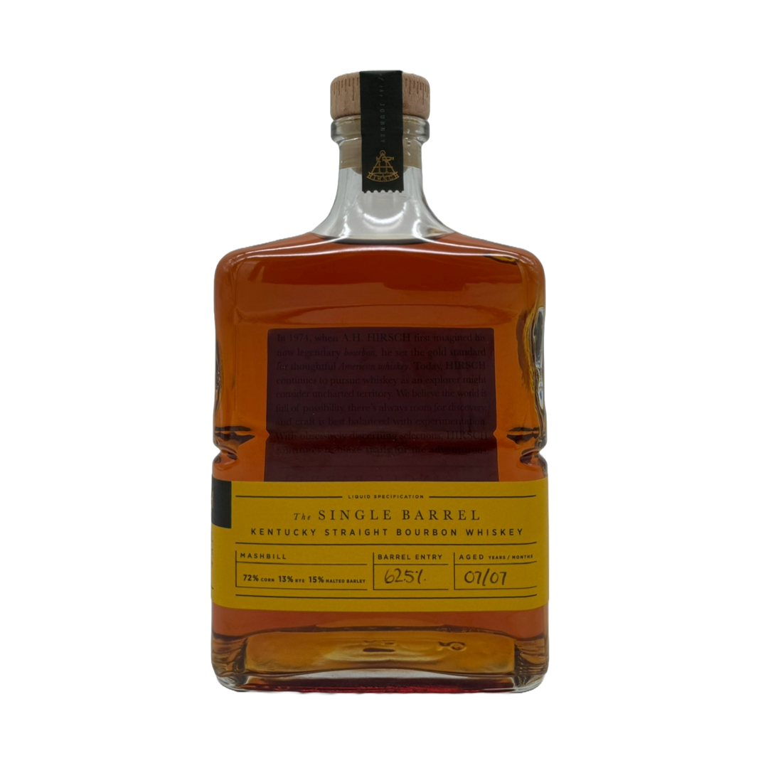 Hirsch The Single Barrel Double Oak Whiskey