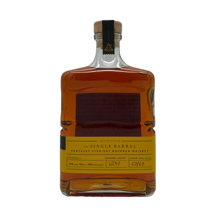 Hirsch The Single Barrel Double Oak Whiskey