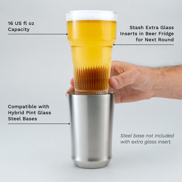16 ounce Pint Glass Insert