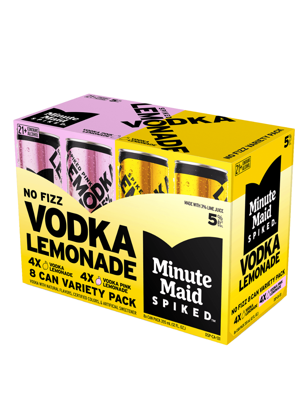 Minute Maid Spiked Vodka Lemonade Variety Pack 200mL 8-Pack
