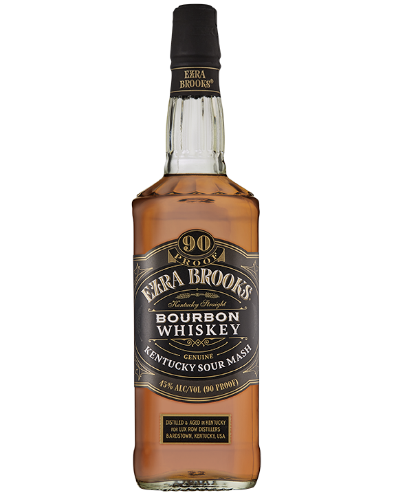 Ezra Brooks Kentucky Sour Mash Straight Bourbon Whiskey 750mL