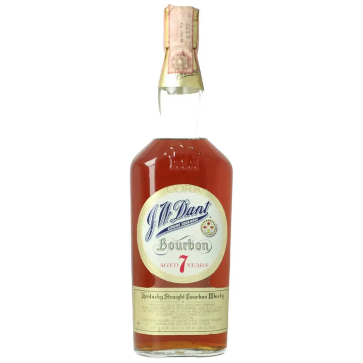 J.W. Dant 7 Year Bourbon (1960s-1970s Release) 86 Proof Bourbon Whiskey