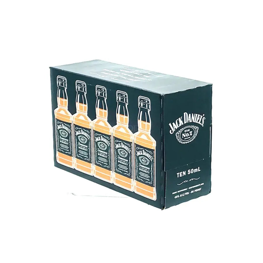 Jack Daniel’s Black Label Old No. 7 Tennessee Whisky 50ml 10 Pack American Whiskey