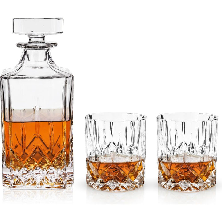 Admiral Crystal Decanter and Tumbler Set