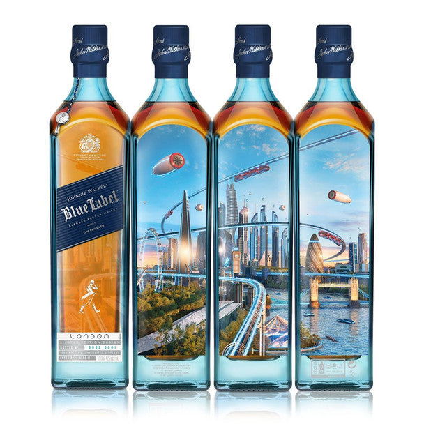 Johnnie Walker Blue Label Cities of the Future London 2220 Scotch