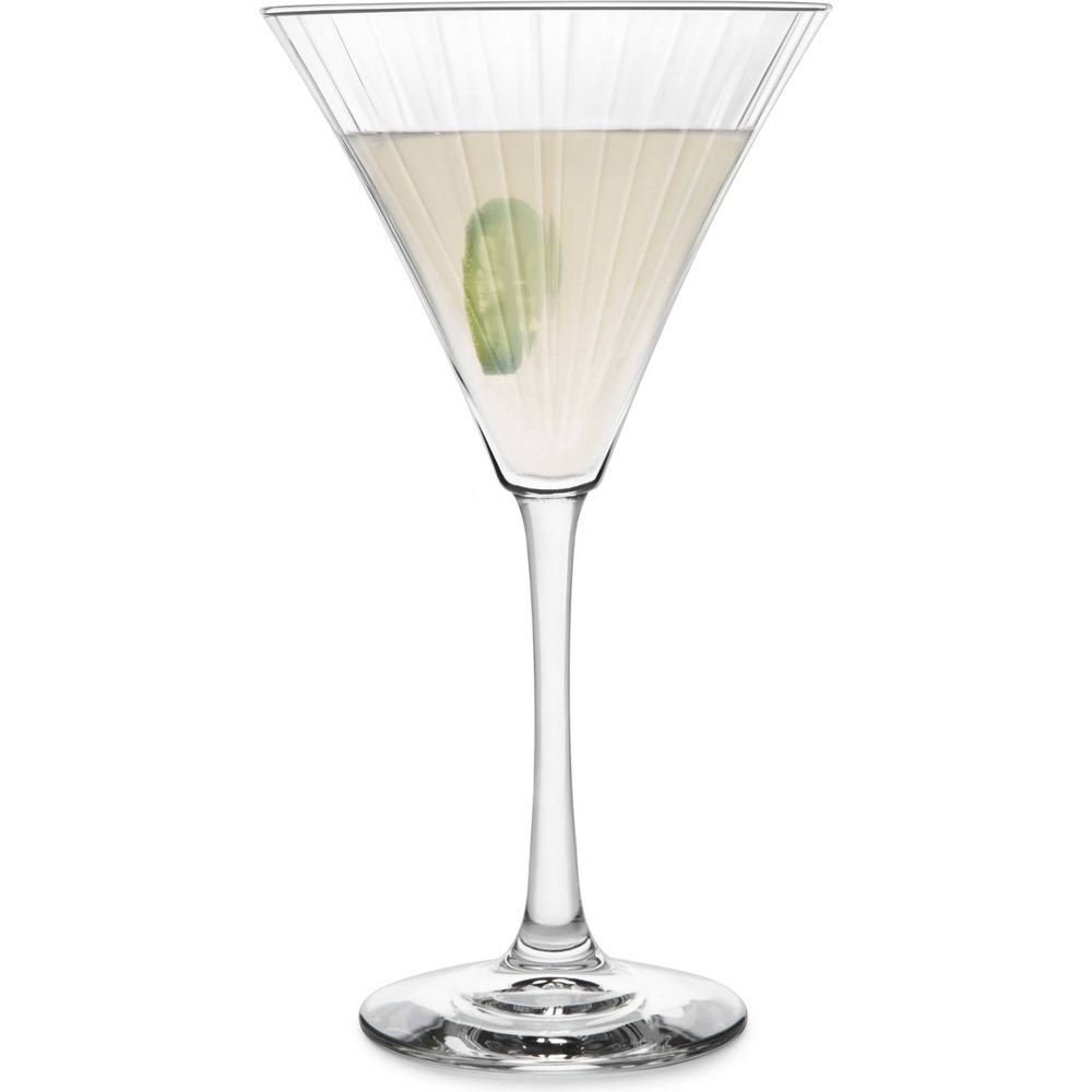 Libbey Paneled Martini Glasses - Thumbnail 2