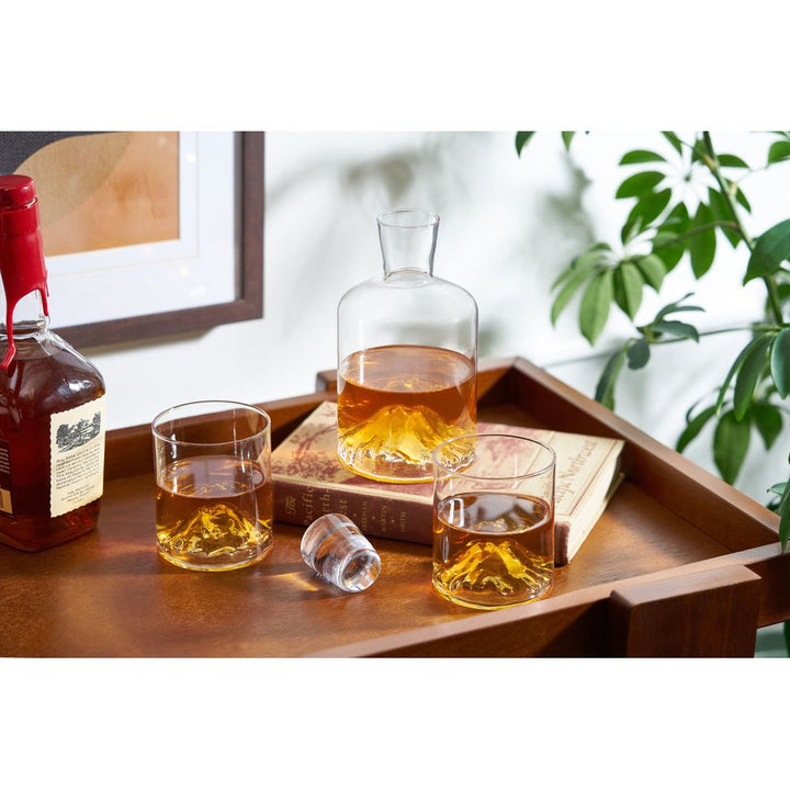 Mountain Crystal Liquor Decanter