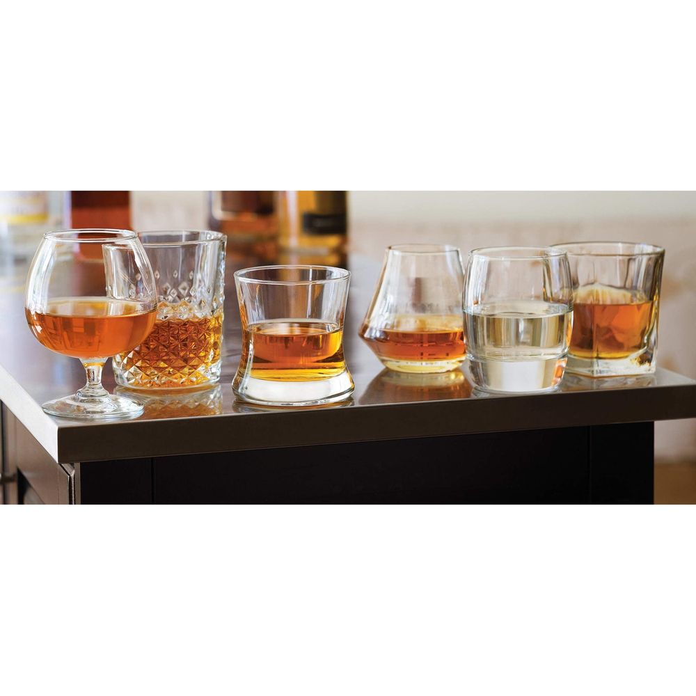 Libbey Craft Spirits Assorted Drinkware Glasses, Set of 6