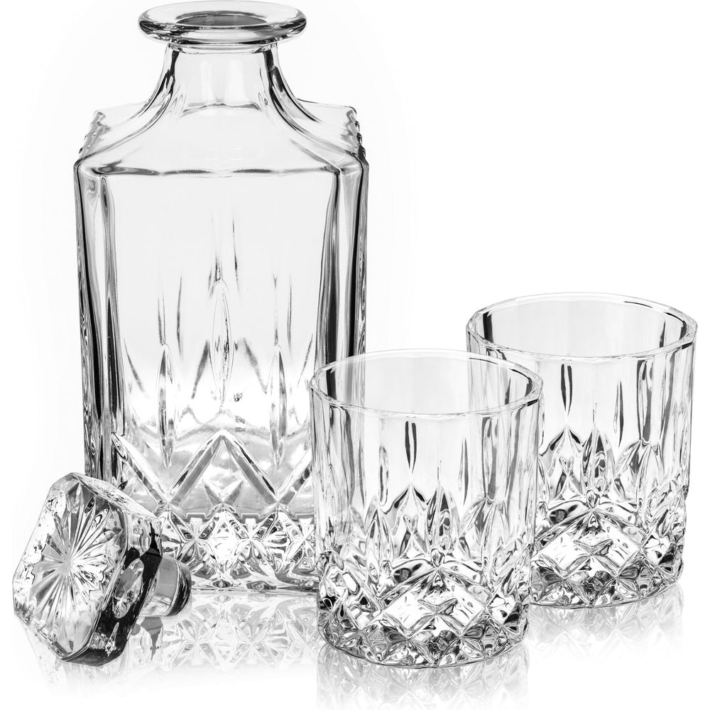 Admiral Crystal Decanter and Tumbler Set