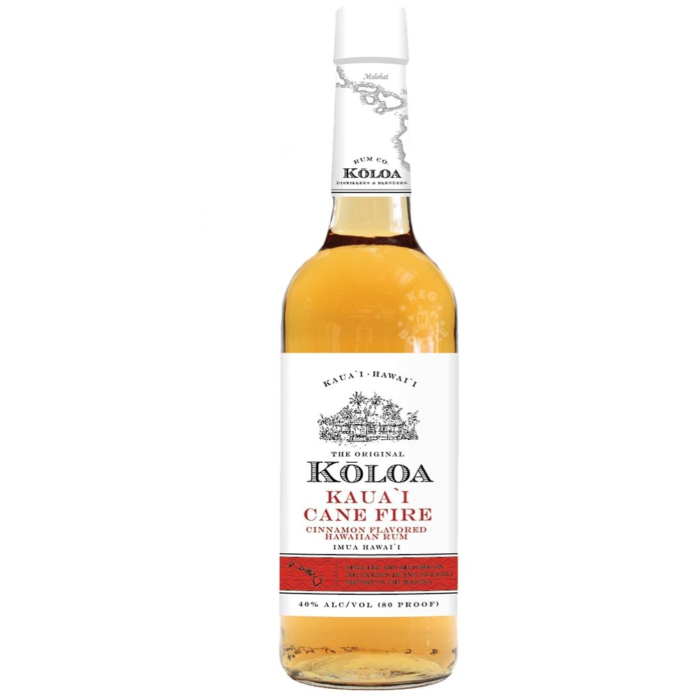 Kōloa Kauaʻi Cane Fire Cinnamon Flavored Hawaiian Rum 750mL