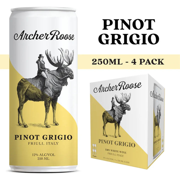 Archer Roose Pinot Grigio Ready To Drink Canned Cocktails 4pk