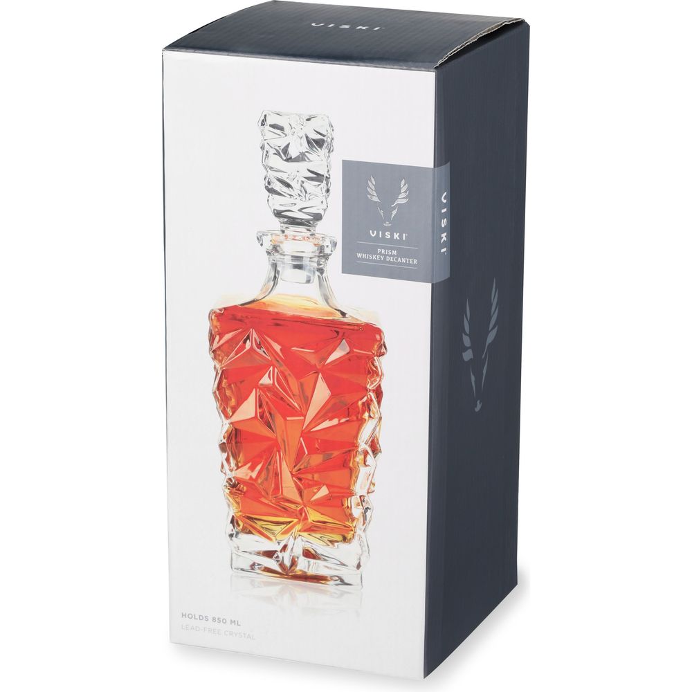 Prism Crystal Whiskey Decanter