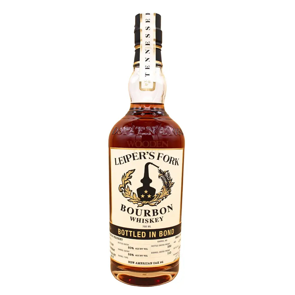 Leiper’s Fork Tennessee Whiskey Bottle In Bond Bourbon